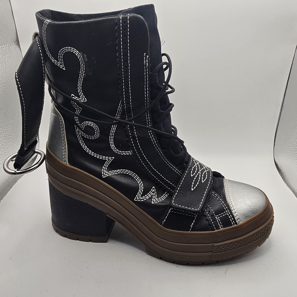 Converse Shoes - Converse Chuck Taylor All Star GR82 Platform Black Boot Cowgirls Women Size 7.5